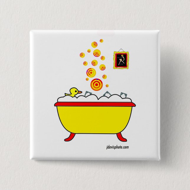 Mah Jongg Soaps och pricker klämmer fast Knapp (Framsida)