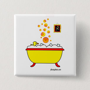 Mah Jongg Soaps och pricker klämmer fast Knapp