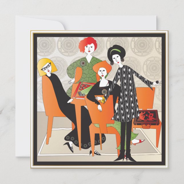 Mah Jongg-spelplatta kort (Framsida)