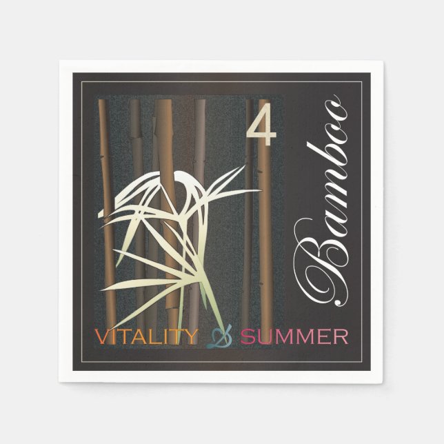 Mah Jongg Summer Pappersservett (Framsidan)