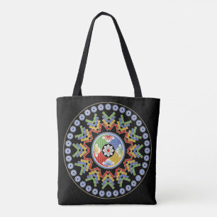 Mah Jongg Tiles Large Tote Bag Tygkasse