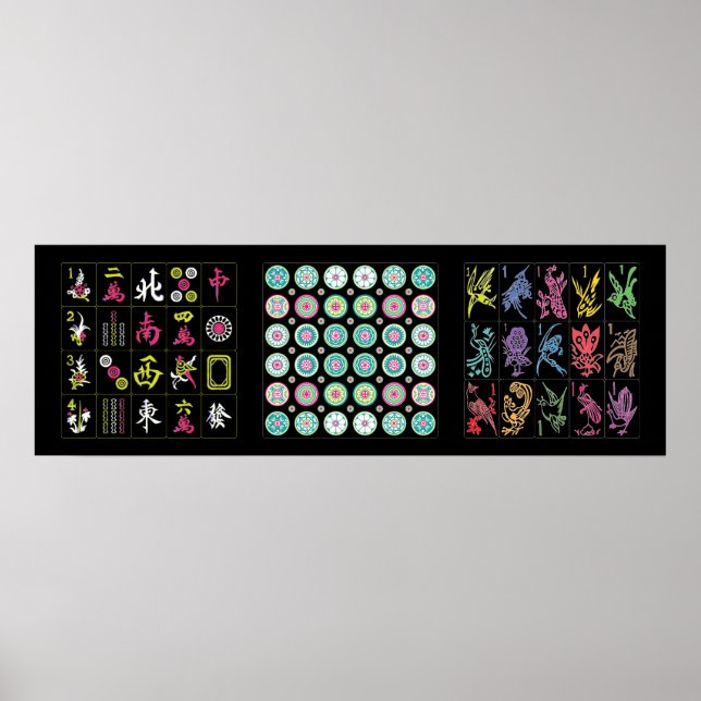 Mah Jongg Tiles Poster (Framsidan)