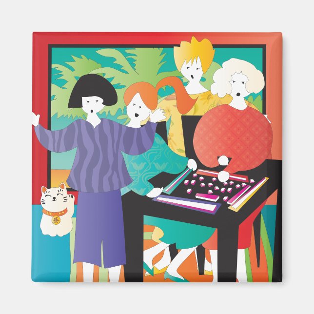 Mah Jongg Winner2 Magnet (Framsidan)