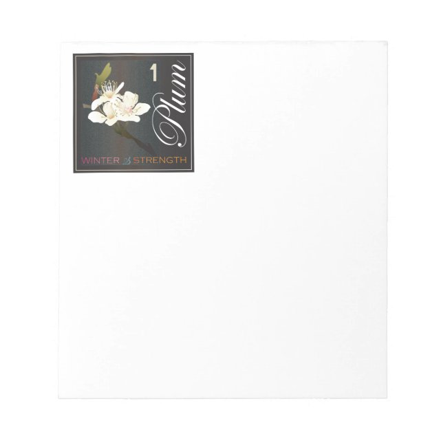 Mah Jongg Winter Anteckningsblock (Framsida)