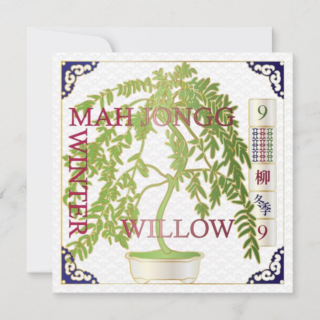 Mah Jongg Winter Willow (Framsida)