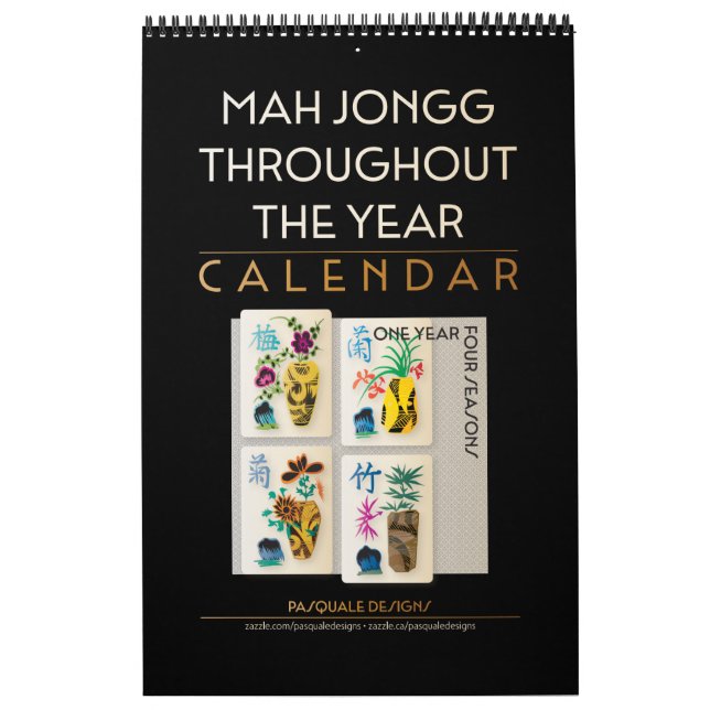 Mah Jongg Year Calendar Kalender (Omslag)