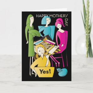 Mah Jongg Year Mor Card Tack Kort