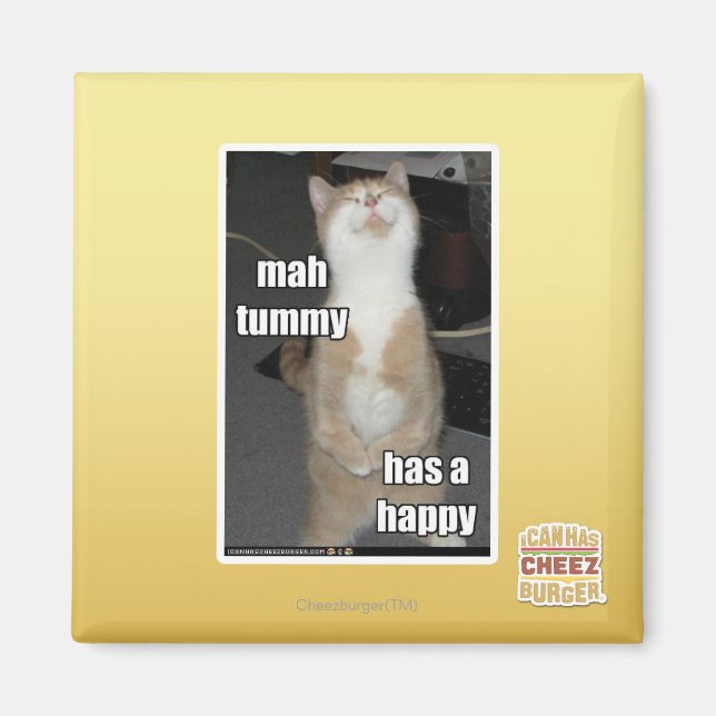 Mah tummy har en lycklig magnet (Framsidan)