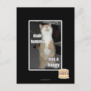 Mah tummy har en lycklig vykort