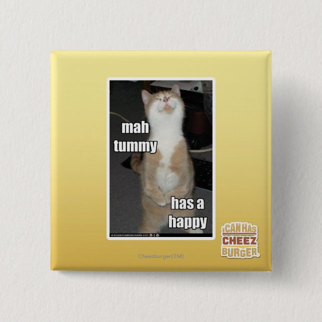 Mah-tummyen har en lycklig knapp (Framsida)