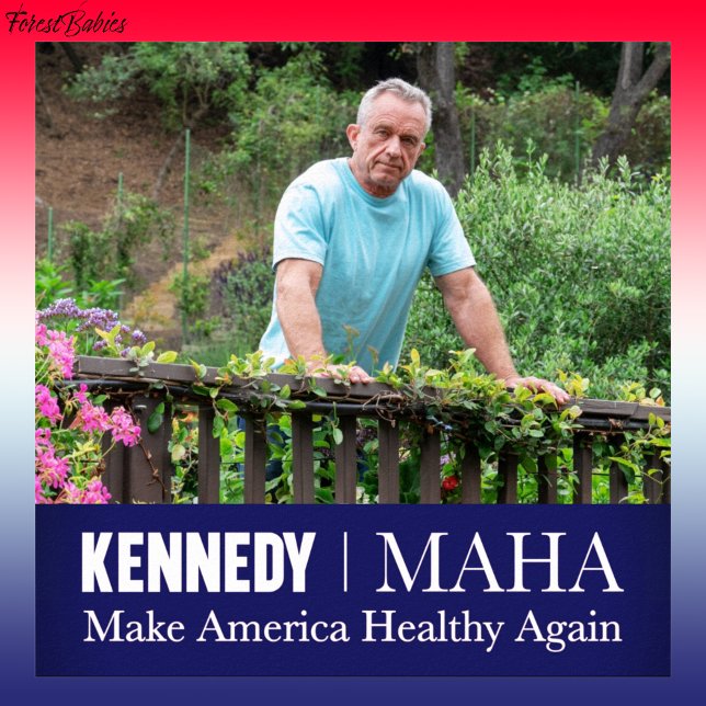 MAHA Gör Amerika friska igen Kennedy Garden 🇺 🇸 Poster (MAHA Make America Healthy Again RFK USA Downloadable Robert F Kennedy jr Patriotic Bobby Poster 🇺🇸)