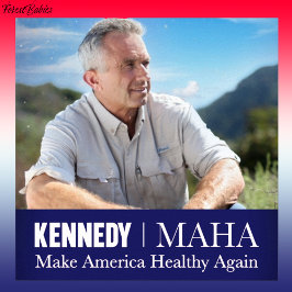 MAHA Gör Amerika friska igen Kennedy RFK jr 🇺 🇸 Poster