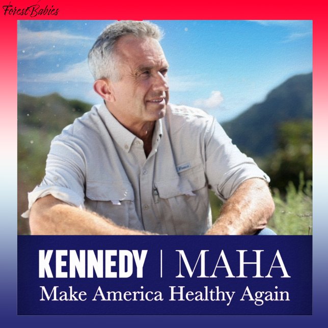 MAHA Gör Amerika friska igen Kennedy RFK jr 🇺 🇸 Poster (MAHA Make America Healthy Again RFK USA Downloadable Robert F Kennedy jr Patriotic Bobby Poster 🇺🇸)