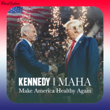 MAHA Gör Amerika friska igen Kennedy Trump 🇺 🇸