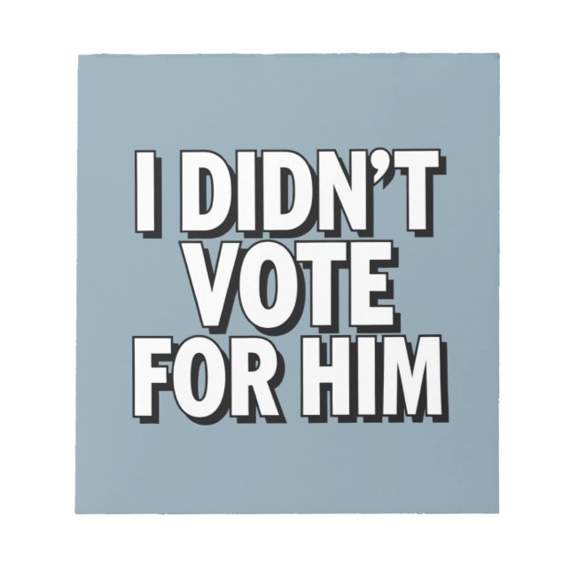 MAHA Gör Amerika friska igen patriotisk Anteckningsblock (Framsida)