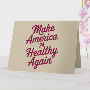 MAHA Gör Amerika friska igen patriotisk Kort