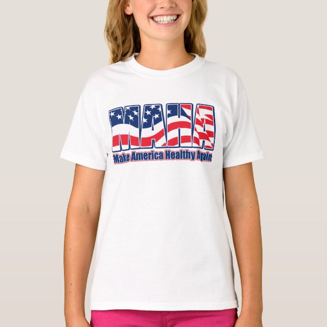 MAHA gör Amerika friska igen T Shirt (Framsida)