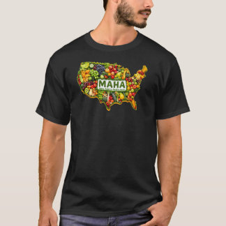 MAHA Gör Amerika friskt igen - MAHA MAP - DESIGN T Shirt