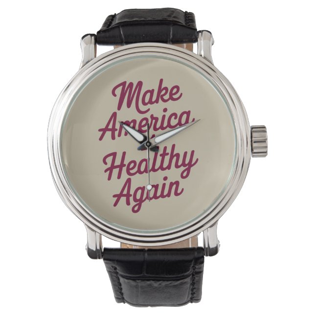 MAHA Gör Amerika friskt igen patriotiskt Armbandsur (Framsida)