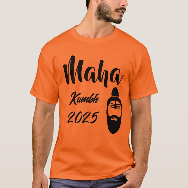 Maha Kumbh-2025 T Shirt (Framsida)