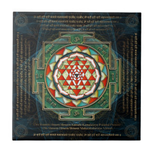 Maha Lakshmi Mantra & Shri Yantra Kakelplatta