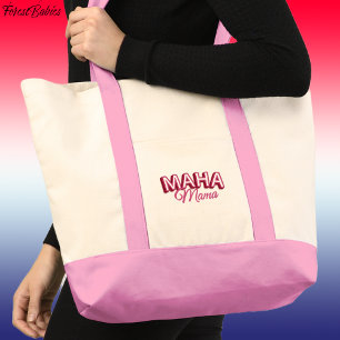 MAHA Mamma, Gör Amerika friska igen Rosa 🇺 🇸 Tygkasse