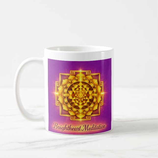 Maha Sri Yantra mug Kaffemugg (Vänster)