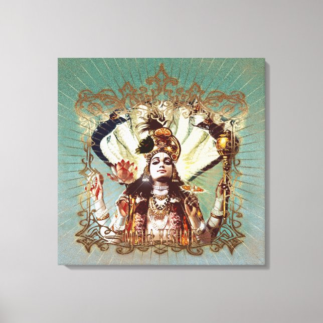 MAHA VISHNU - Wrapped Canvas (Framsida)
