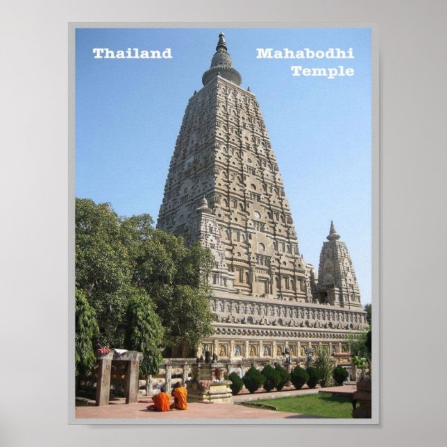 Mahabodhi Temple - Thailand - Poster (Framsidan)