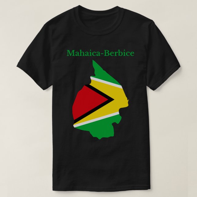 Mahaica Berbice-regionen Guyana T Shirt (Design framsida)