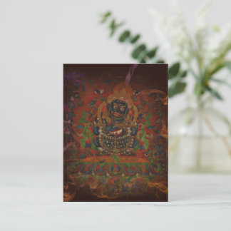 Mahakala från tibetansk buddhism vykort