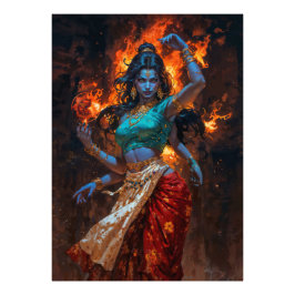 Mahakali – Den Levande Elden Fototryck
