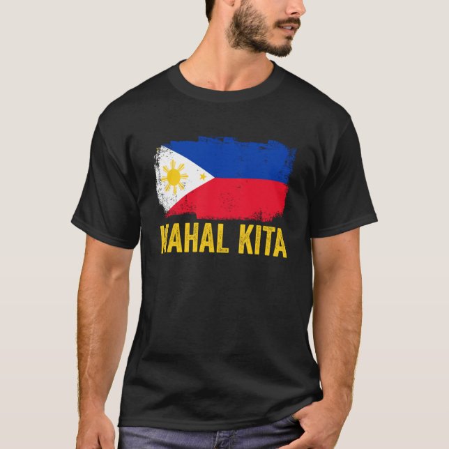 Mahal Kita Philippine Fantastisk Pinoy Pride för T Shirt (Framsida)