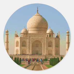 mahal ljust för taj runt klistermärke