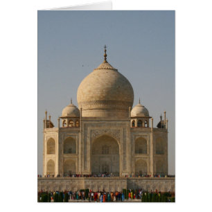 mahal marmor för taj hälsningskort