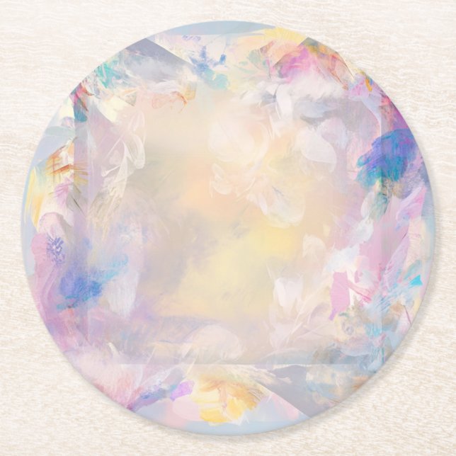 Mahalia Papprare Underläggs Underlägg Papper Rund (Framsidan)