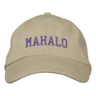 MAHALO Cap (Khaki w/ Mörk Teal) Broderad Keps