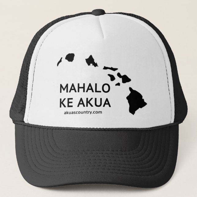 Mahalo Ke Akua truckerkeps (Framsida)