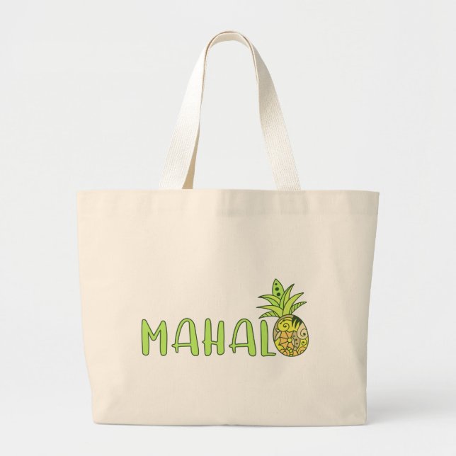 Mahalo Pineapple Jumbo Tygkasse (Framsidan)