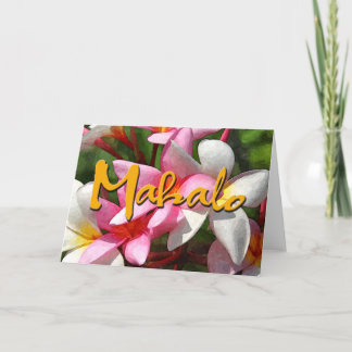 Mahalo Plumerias Tack Kort