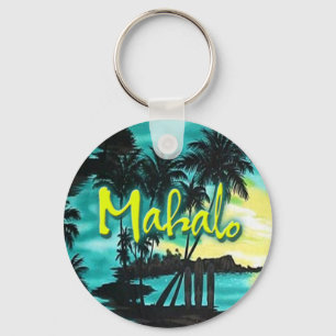 Mahalo solnedgång Keychain Nyckelring