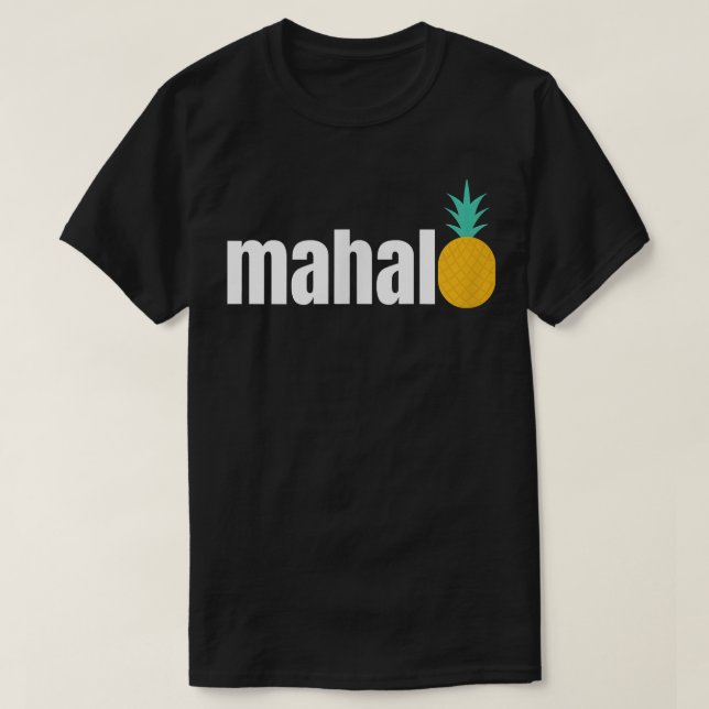 MAHALO  T SHIRT (Design framsida)