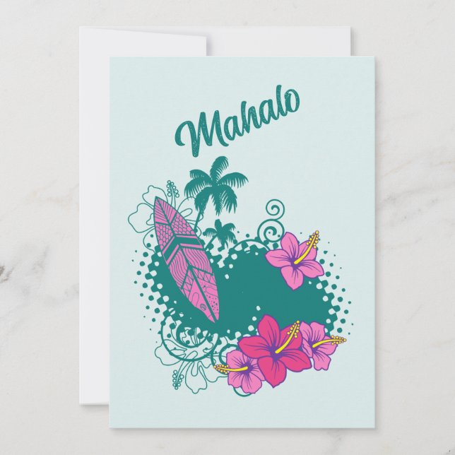 Mahalo Tack in Hawaiian (Framsida)