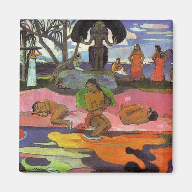 "Mahana No Atua" - Paul Gauguin Magnet (Framsidan)
