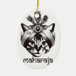 Maharaja Cat Julgransprydnad Keramik