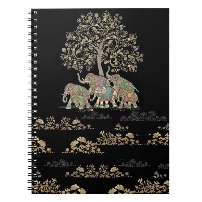 Maharaja Elephant bok Anteckningsbok (Framsidan)