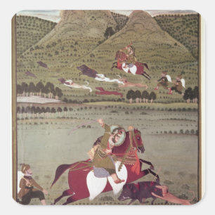 Maharana Jawan Singh Fyrkantigt Klistermärke
