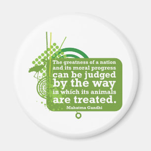 Mahatma Gandhi citationstecken Magnet