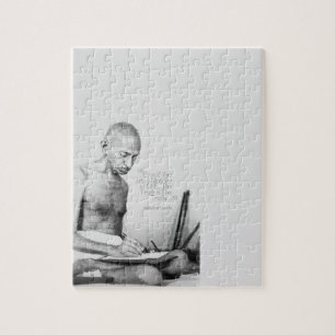 Mahatma Gandhi citationstecken, minoritet av en, Pussel