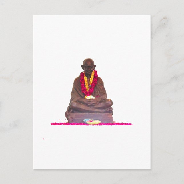 Mahatma GANDHI Far i Nation India Vykort (Framsida)